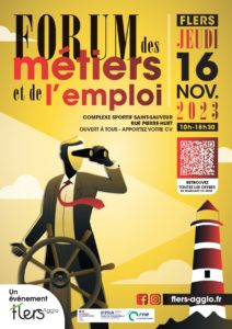 Lire la suite à propos de l’article NOYON au Forum des métiers et de l’emploi de Flers – 16 nov. 2023